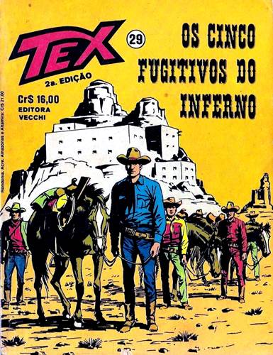 Download de Revista  Tex - 029 : Os 5 Fugitivos do Inferno