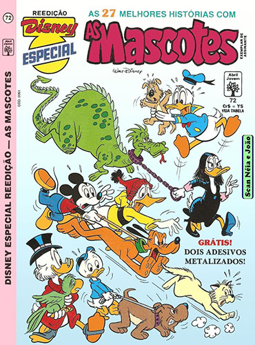 Download de Revista  Disney Especial Reedição - 072 (NT) : As Mascotes