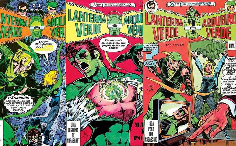 Download de Revistas  Flash, Lanterna, Arqueiro Verde (Invictus Formatinho 1ª série)