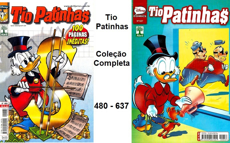 Download de Revista Tio Patinhas - Coleção Completa (480 ao 637)